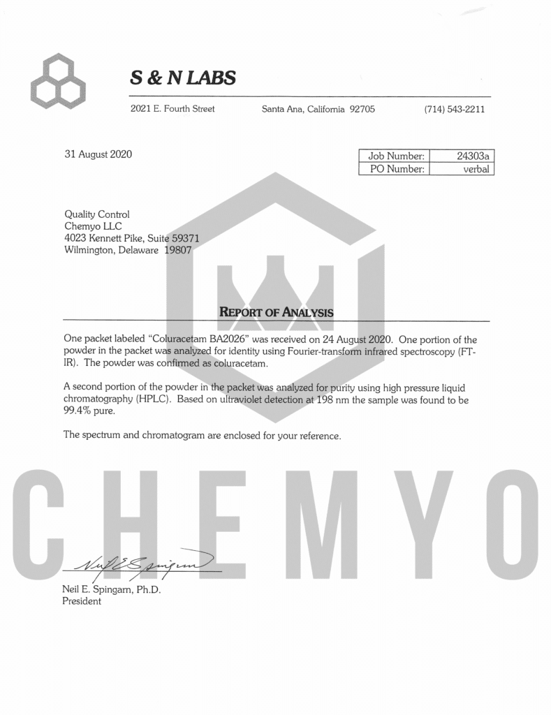 BA2026 COLURACETAM COA