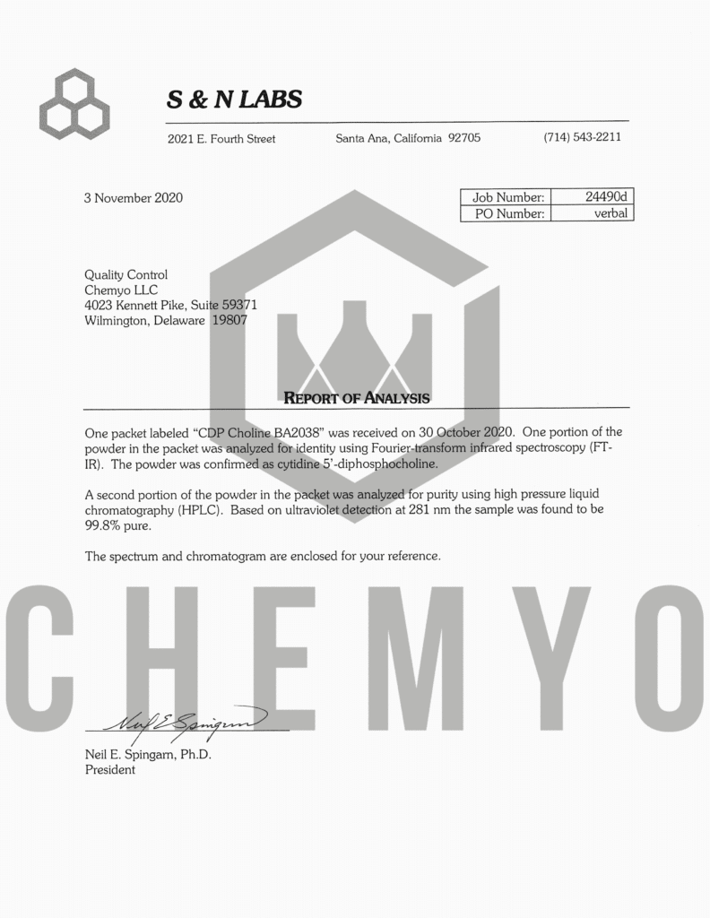 BA2038 CDP CHOLINE COA