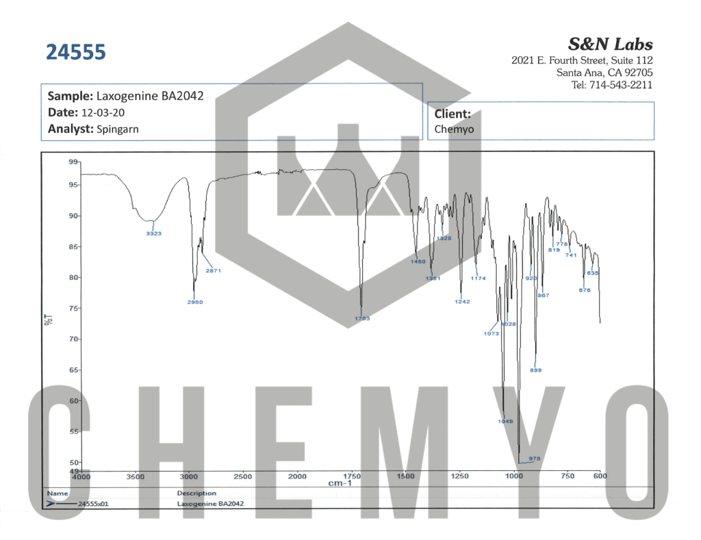 BA2042 LAXOGENINE FTIR 1