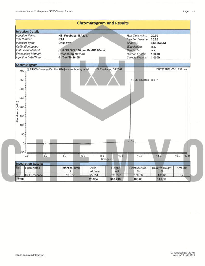 BA2047 NSI FREEBASE HPLC 1